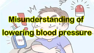 Misunderstanding of lowering blood pressure