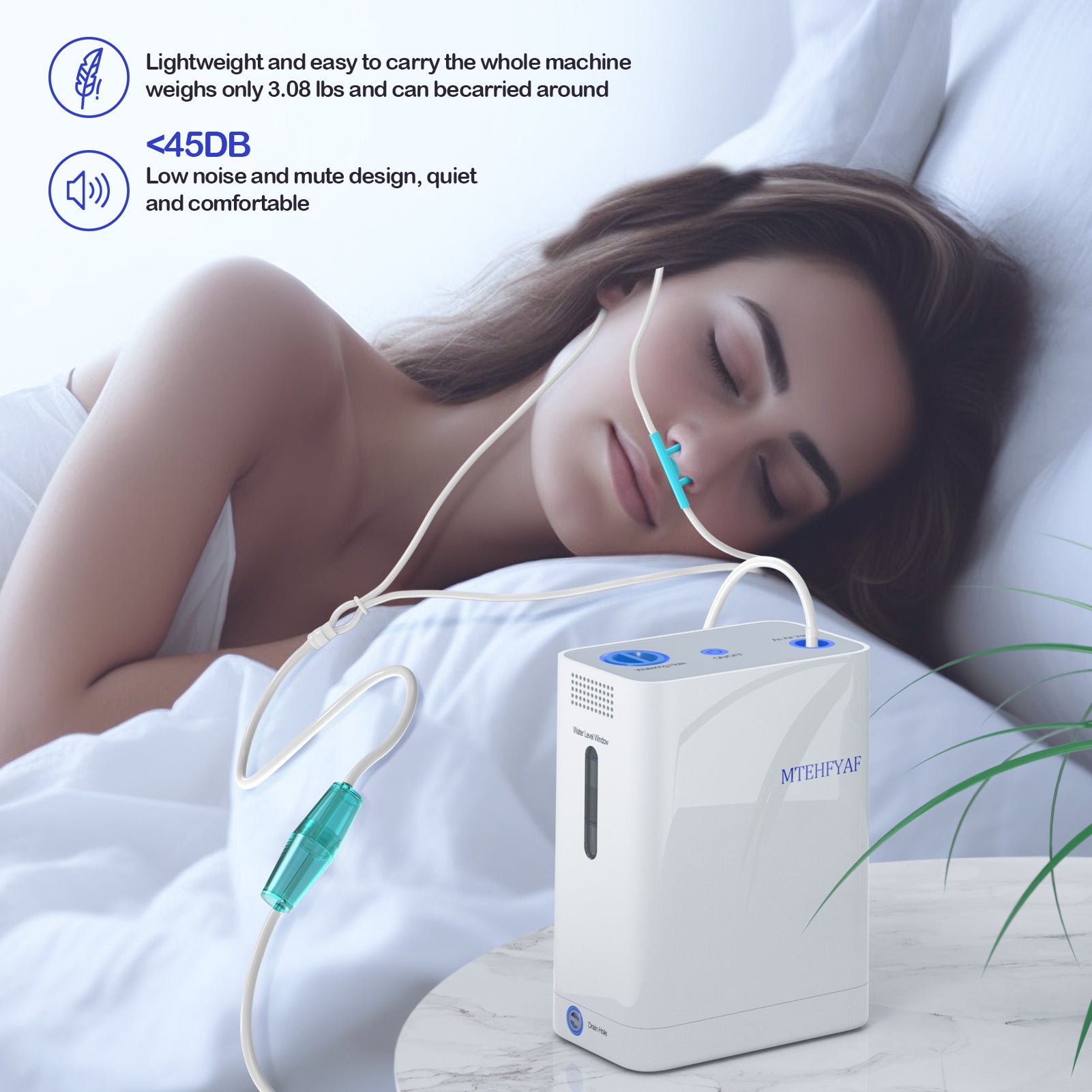 MTEHFYAF® Hydrogen Oxygen Generator - Compact and Portable