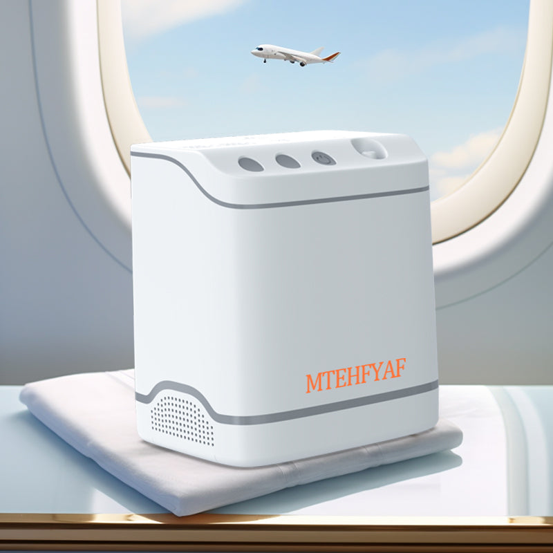 MTEHFYAF Portable Oxygen Generator Silver Model Best Smallest Porta MTEHFYAF oxygen concentrator