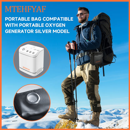 MTEHFYAF®Portable Oxygen Generator Silver Model Specialized Bag