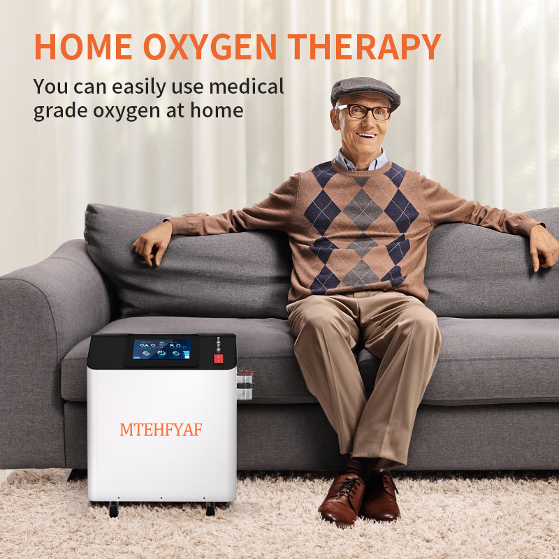 Customizable Portable Oxygen Concentrator – Adjustable 4L to 10L Capacity with 90%+ Oxygen Concentration, 2-Hour Battery Life