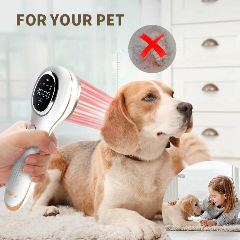 MTEHFYAF® Handheld Light Energy Physiotherapy Device for Muscle Pain Relief, Suitable for Human and Pet Use.